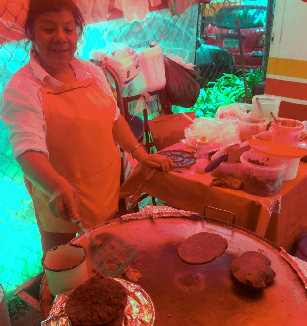 Blue Quesadillas from Doña Anastasia